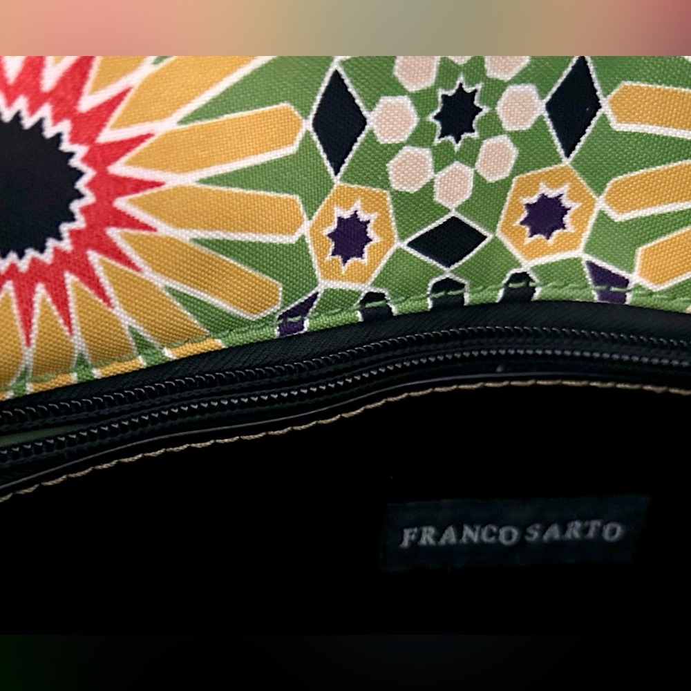 Franco Sarto Vibrant Floral Tote - Black, Yellow, Green *NWOT - Picture 12 of 16